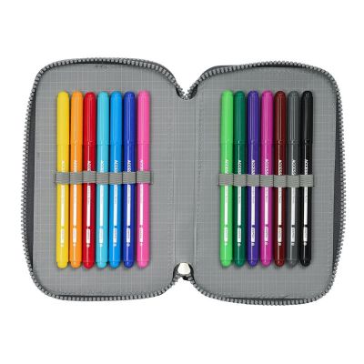 10. Piórnik z wyposażeniem Real Madryt double filled pencil case 28 pcs 412554854