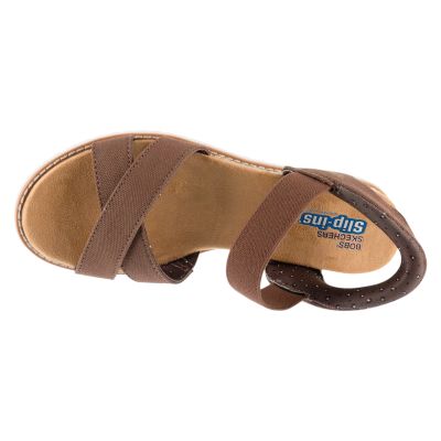 3. Skechers Desert Kiss-Golden Lily 114418-CHOC Brązowe 36