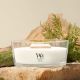 6. Świeca elipsa WHITE TEAK WOODWICK