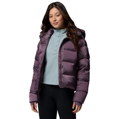 2. Columbia Amaze Puff Hooded Jacket 2133714609 Fioletowe L