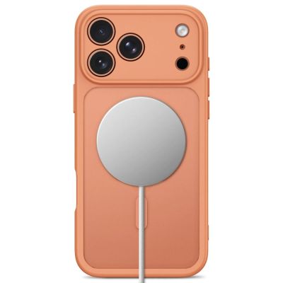 3. Etui Tech-Protect BasicMag MagSafe na iPhone 17 Pro / 18 Pro - pomarańczowe matowe