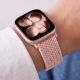 12. Pasek Tech-Protect Nylonmag na Apple Watch 4 / 5 / 6 / 7 / 8 / 9 / SE (38 / 40 / 41 mm) - różowy