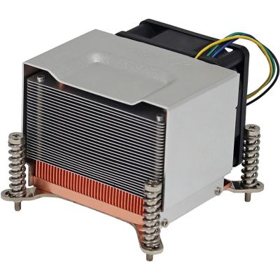 7. Inter-Tech Q-5 Procesor Radiator 6 cm Czarny, Srebrny 1 szt.