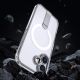 5. Etui Hybrid Armor X na iPhone 17 z podstawką kompatybilne z MagSafe - przezroczyste