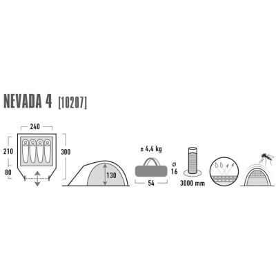 11. Namiot High Peak Nevada 4 10207