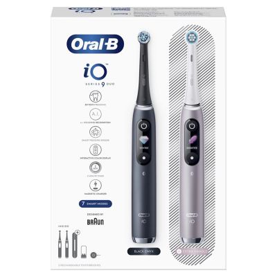 6. Oral-B iO 80363731 szczoteczka elektryczna Dorosły Obrotowo-pulsacyjna szczoteczka do zębów Czarny, Srebrny