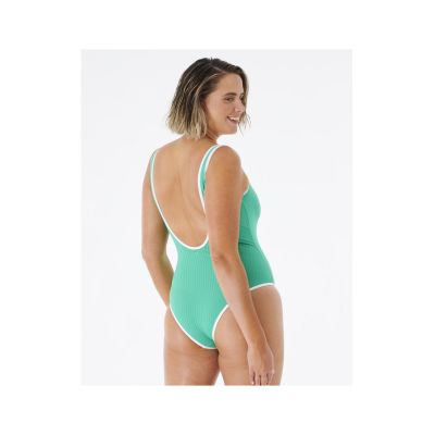 5. Kostium kąpielowy RIP CURL Premium Surf Cheeky One Piece zielony