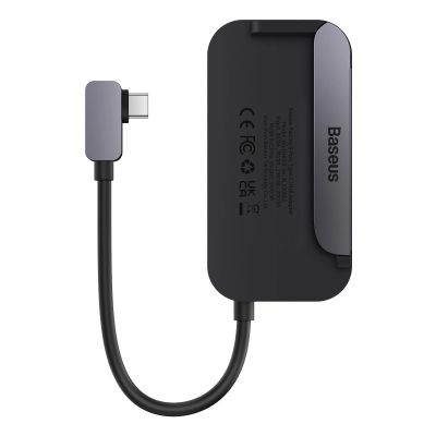 4. Uniwersalny HUB USB do tabletu / smartfona 6w1 USB-C Baseus PadJoy - ciemnoszary