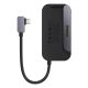 4. Uniwersalny HUB USB do tabletu / smartfona 6w1 USB-C Baseus PadJoy - ciemnoszary