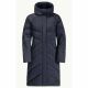 2. Kurtka zimowa damska Jack Wolfskin MARIENPLATZ COAT W night blue Down Insulated granatowa  (1206971_1010)