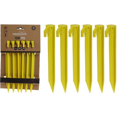11. ŚLEDZIE DO NAMIOTU 23CM KPL. 6SZT PLASTIK REDCLIFFS