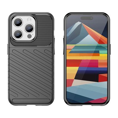 5. Pancerne etui iPhone 15 Pro Thunder Case - niebieskie