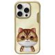Etui Nimmy Big Eyed Pet 2.0 Cat na iPhone 16 Pro Max - zielone