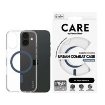 Etui CARE by PanzerGlass Flagship Case z MagSafe na iPhone 16 - niebieskie