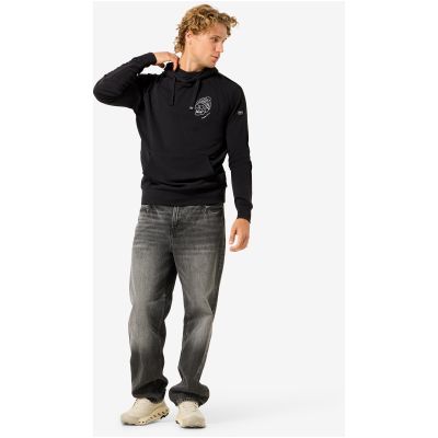 Bluza z kapturem męska SUPER.NATURAL M FROSTY HOODIE czarna