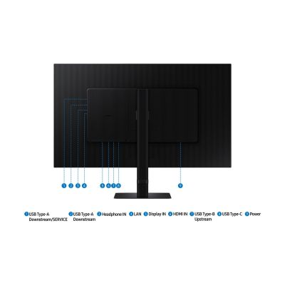 15. Samsung S80UD monitor komputerowy 81,3 cm (32") 3840 x 2160 px 4K Ultra HD LCD Czarny