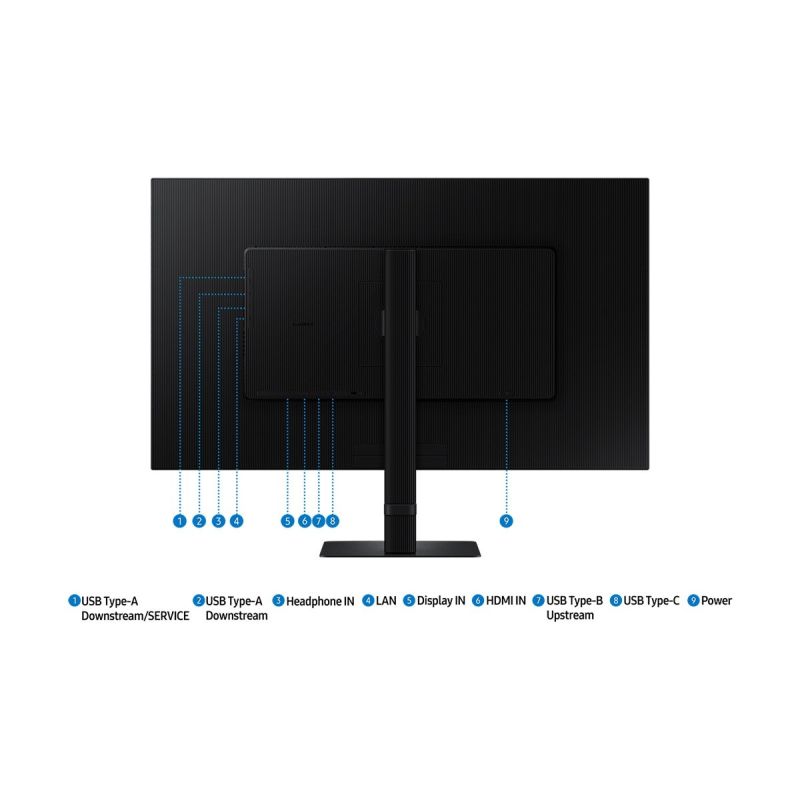 15. Samsung S80UD monitor komputerowy 81,3 cm (32") 3840 x 2160 px 4K Ultra HD LCD Czarny