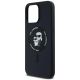 6. Etui Karl Lagerfeld Silicone Karl&Choupette Ring MagSafe na iPhone 15 Pro Max - czarne