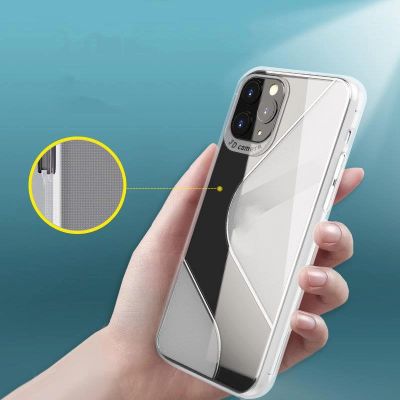 3. S-Case elastyczne etui pokrowiec Huawei P40 Lite E niebieski