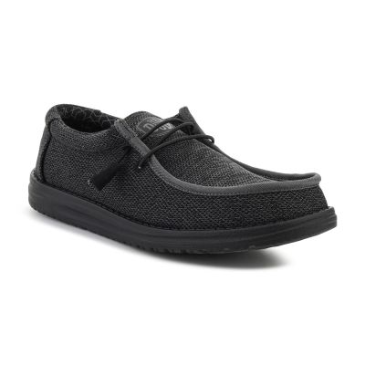 HEYDUDE WALLY SOX MICRO TOTAL BLACK 40019-0XJ