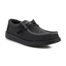 HEYDUDE WALLY SOX MICRO TOTAL BLACK 40019-0XJ
