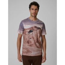 T-shirt regular z nadrukiem męski 4F 4FRSS26TTSHM4229-83A