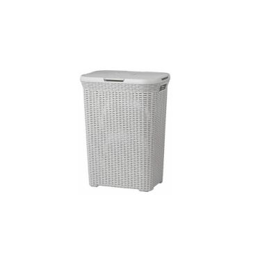 Kosz na bieliznę Curver NATURAL STYLE 60L Jasny sz.