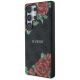 2. Etui Guess Leather 4G Flowers Print Metal Classic Logo MagSafe na Samsung Galaxy S25 Ultra - czarne
