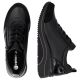 5. Półbuty damskie sneakersy na koturnie czarne Remonte Rieker D0T22-03
