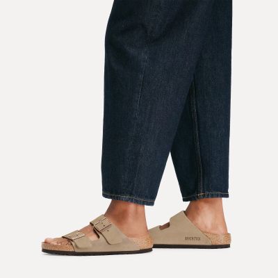 15. Klapki męskie brązowe Birkenstock Arizona Tabacco Brown narrow wąskie (0352203)