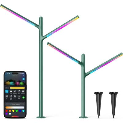 2. Ogrodowe oświetlenie LED Govee H7086 RGBICWW, RGBWW, 1100 Lm, 2.4GHz Wi-Fi + Bluetooth, IP66