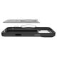 7. Etui Spigen Enzo Aramid "T" MagSafe na iPhone 17 Pro Max - czarno-srebrne