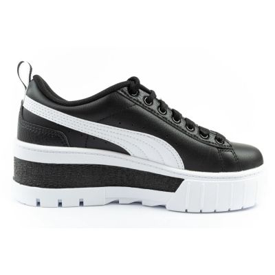 4. Puma Mayze buty damskie sportowe Sneakersy platforma czarne białe modne
