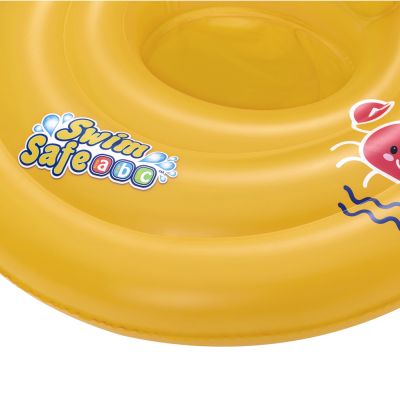 8. Koło dmuchane Bestway 32096 Swim Safe Wondersplash Round 3-Ring Baby Boat 92800497001