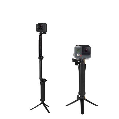 4. Statyw monopod 3 w 1 z uchwytem do selfie dla GoPro - czarny
