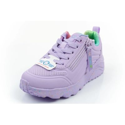 3. Skechers buty sneakersy sportowe dziecięce Uno Lite fioletowe wygodne