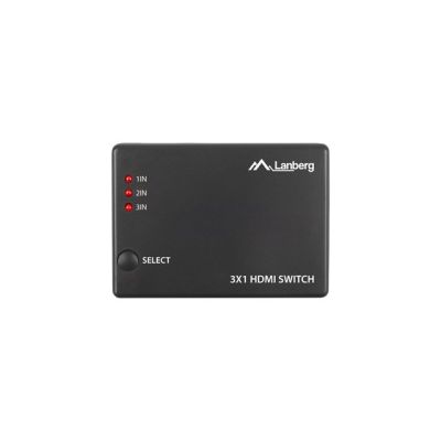 3. LANBERG SWITCH VIDEO 3X HDMI + PORT MICRO USB SWV-HDMI-0003