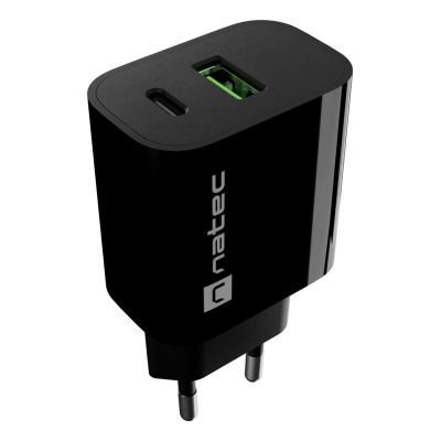 7. NATEC ŁADOWARKA SIECIOWA RIBERA 1X USB-A + 1X USB-