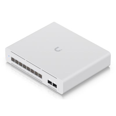 22. Switch UBIQUITI USW-PRO-XG-8-POE UniFi Pro XG 8 PoE Zarządzany L2/L3 10G Ethernet (100/1000/10000) Obsługa PoE Szary