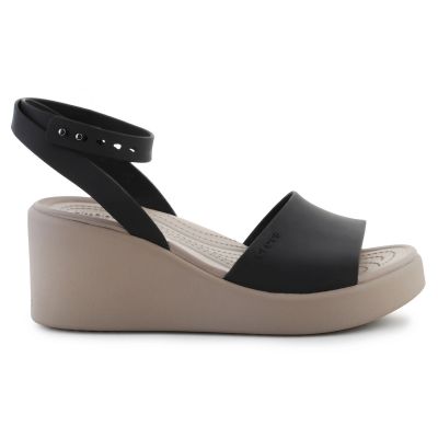 5. Sandały Crocs Brooklyn Ankle Strap Wedge W 209406-07H