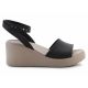 5. Sandały Crocs Brooklyn Ankle Strap Wedge W 209406-07H