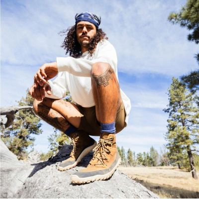 4. Buty turystyczne Vivobarefoot Tracker Leather AT - tan