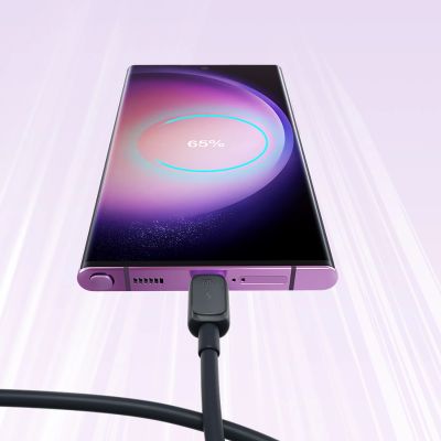 7. Kabel Joyroom Multi-Color Series A14 USB-C / USB-C 60W 1.2 m - czarny
