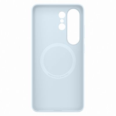 4. Etui Samsung Silicone Magnet Case na Samsung Galaxy S26 Ultra kompatybilne z MagSafe - niebieskie