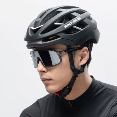 2. Kask rowerowy Rockbros HC-58BK-L 58-61 cm - czarno-szary