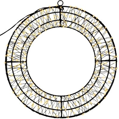 2. WIANEK DEKORACYJNY OPONA 720LED 50CM CZARNY