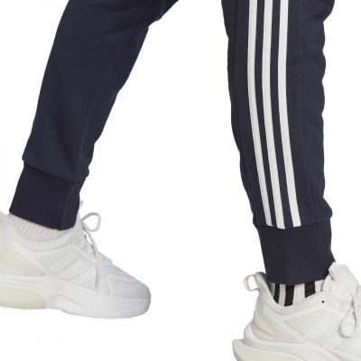 5. Spodnie adidas Essentials French Terry Tapered Cuff 3-Stripes M IC9406