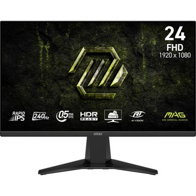 2. MSI MAG 245F X24 monitor komputerowy 60,5 cm (23.8") 1920 x 1080 px Full HD LCD Czarny