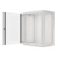 2. Szafa Rack Lanberg  WF01-6415-10S (770mm / 600mm / 450 mm; wisząca; szary)