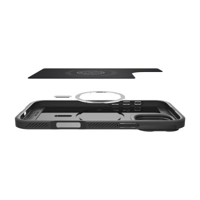 9. Etui Spigen Optik Armor Mag z MagSafe na iPhone 16 Pro Max - czarne
